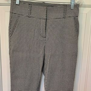 Black & White Houndstooth stretchy skinny pants - Medium